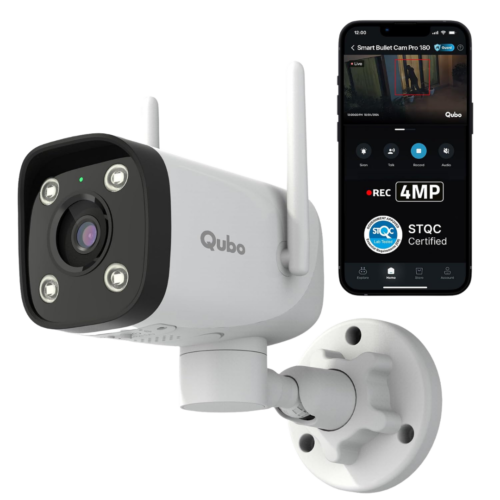 Qubo Outdoor 180 Pro 4 MP camera in Mohali Wifi