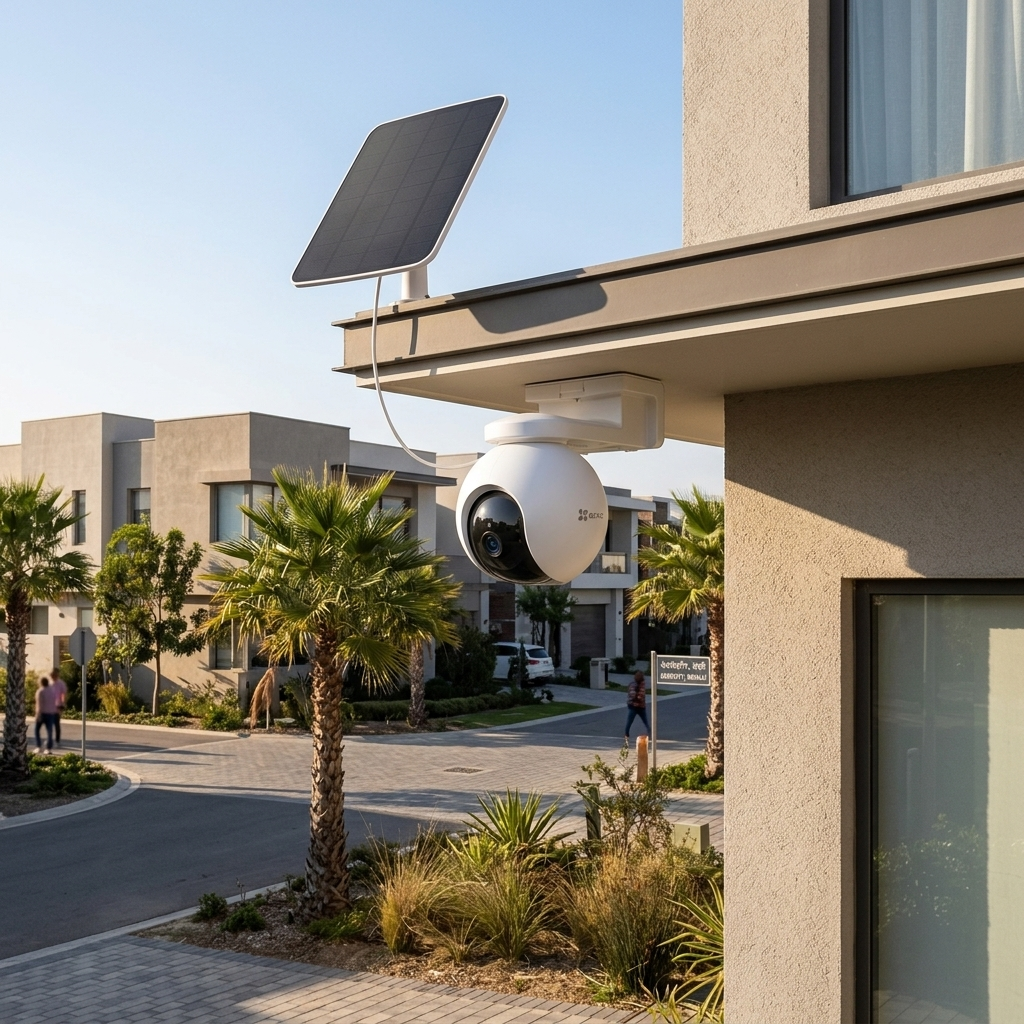 EZVIZ HB8-4G Sim-based Solar+Battery-Powered 2K-360° Camera - Image 5