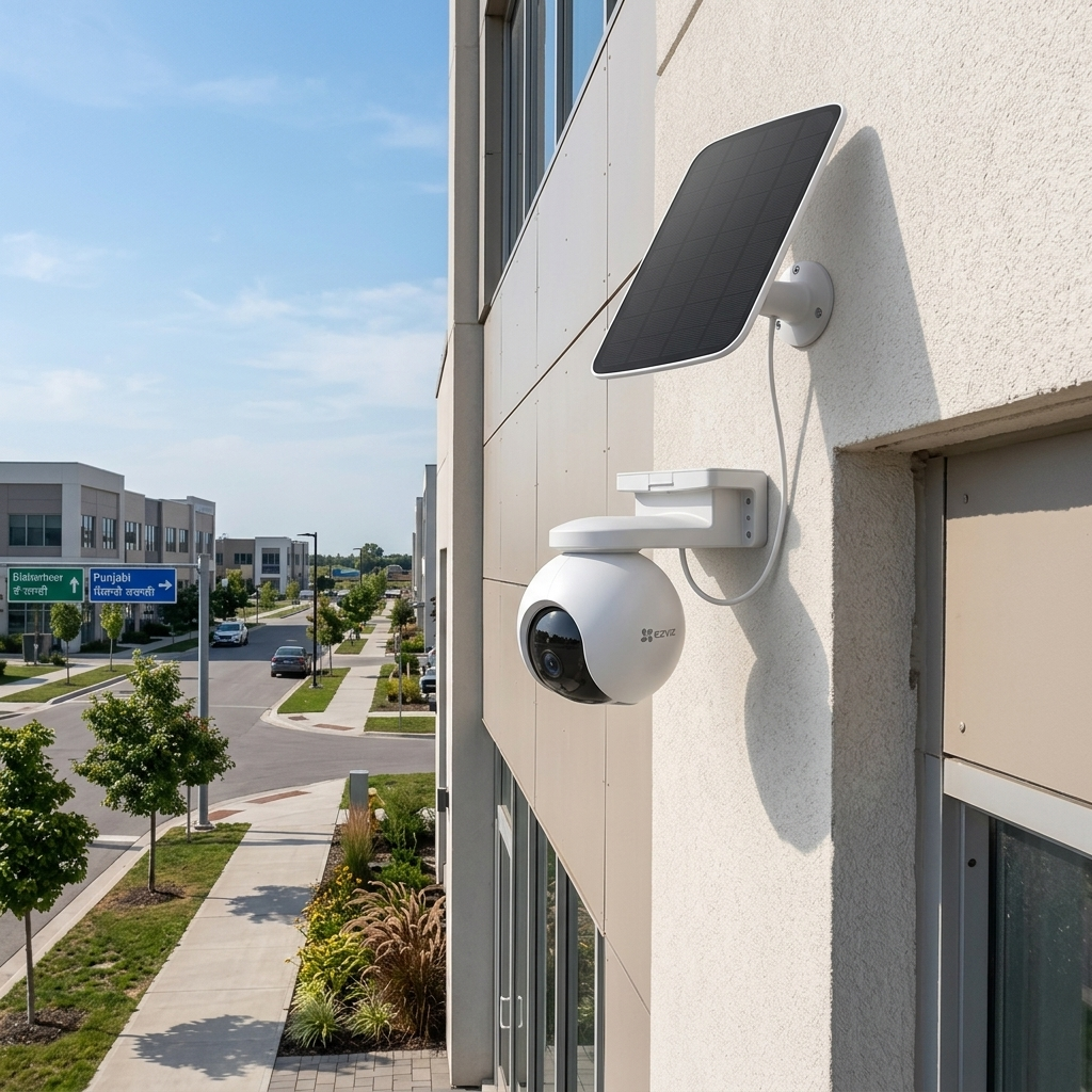 EZVIZ HB8-4G Sim-based Solar+Battery-Powered 2K-360° Camera - Image 2